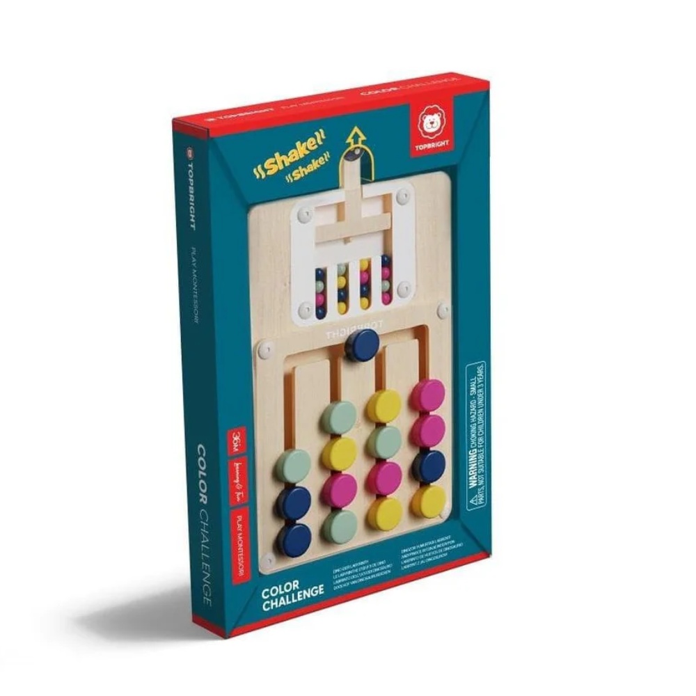 TopBright - Montessori Colour Challenge: Sliding Puzzle Board Game for Kids