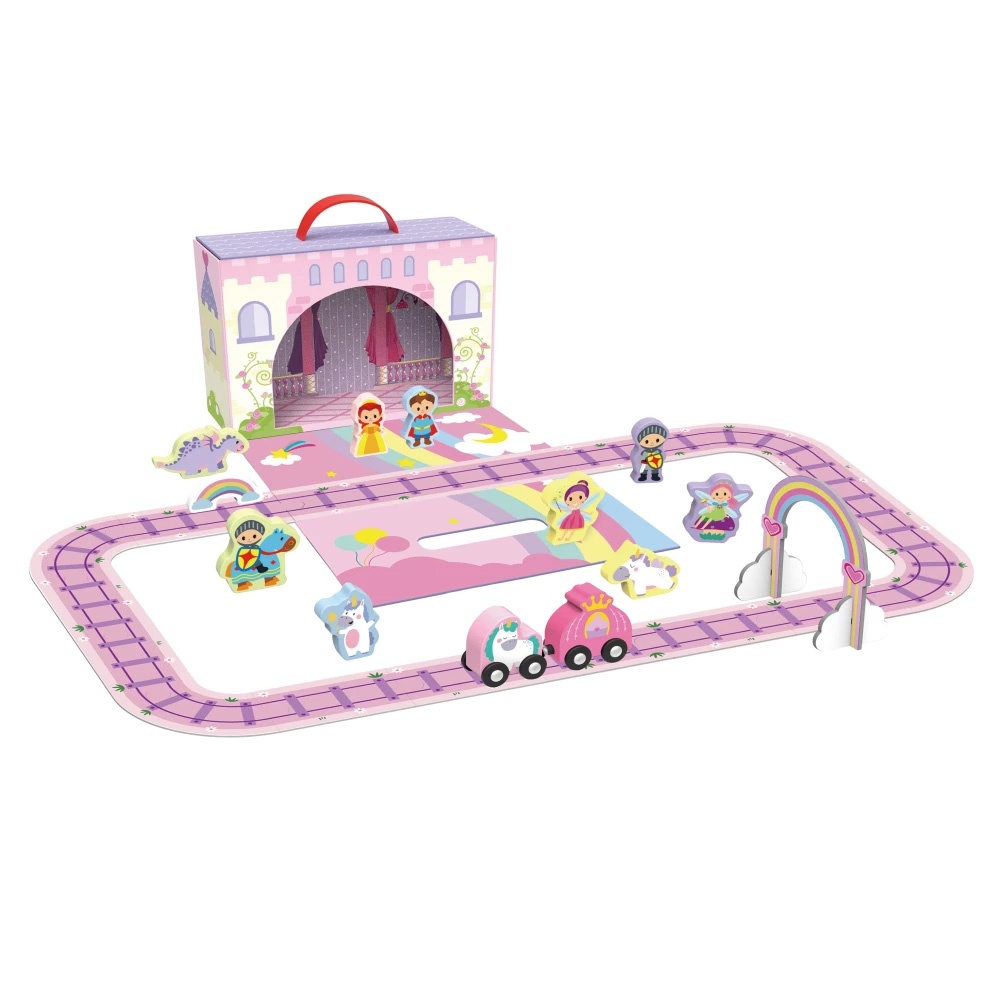 TookyToy - Pretend Play Story Box: Enchanted Castle Toy Set