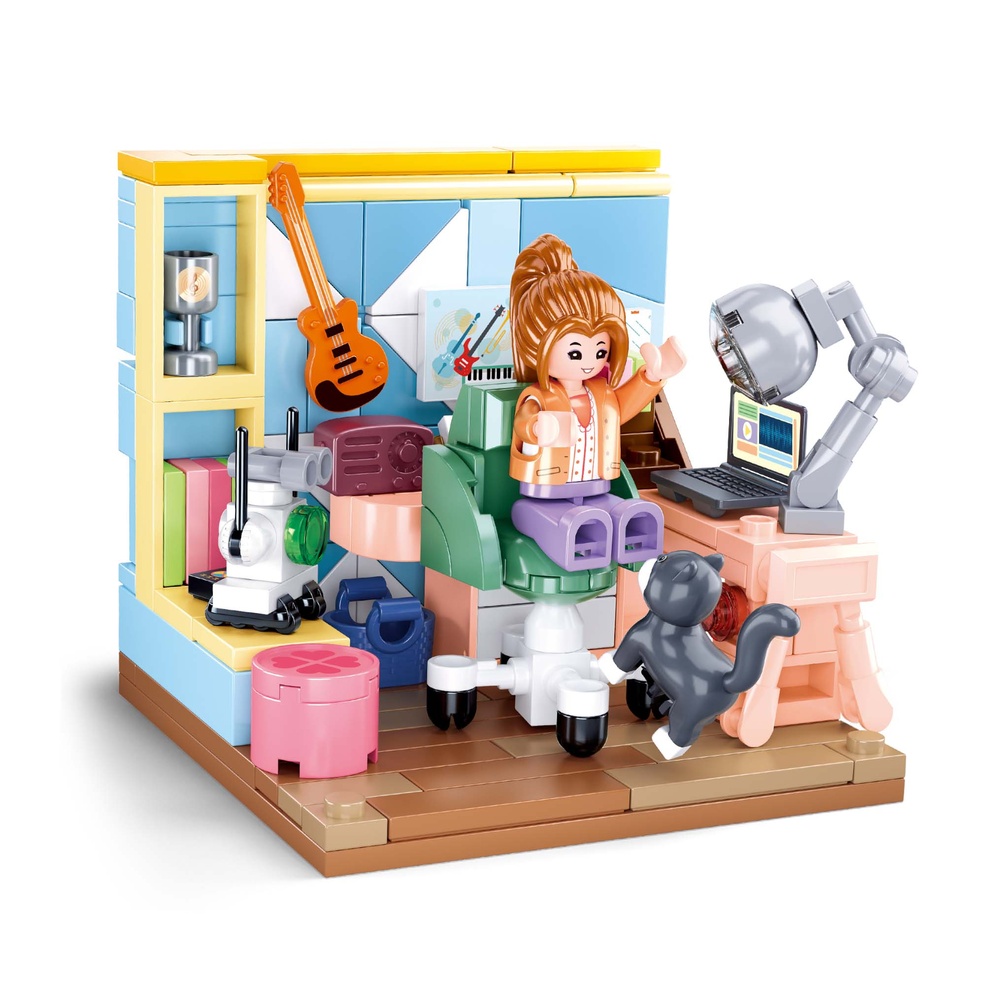 Sluban Building Set: Mini Handcraft - Study Room - 216pcs