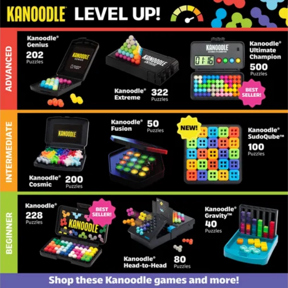 Educational Insights - Kanoodle® Ultimate Champion Electronic Puzzle Game for Kids & Adults