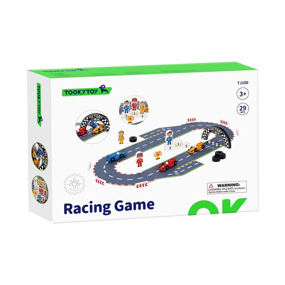 TookyToy - Pretend Play Formula 1 Car Racing Toy Set