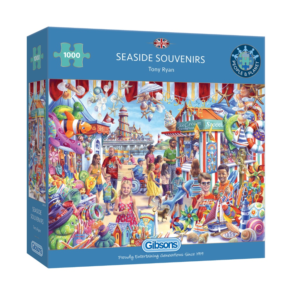 Gibsons - Seaside Souvenirs - 1000 Piece Jigsaw Puzzle