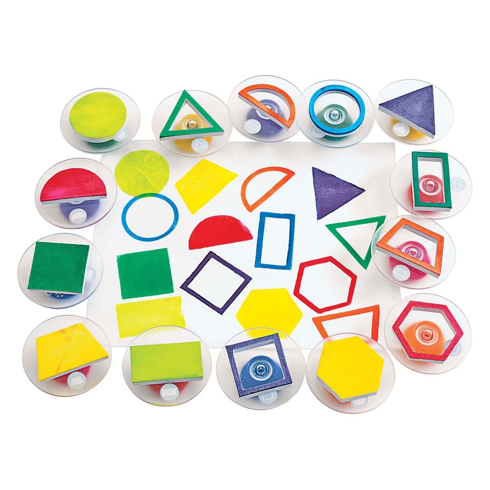 EDX Education - Paint Stamp Shapes 14pc