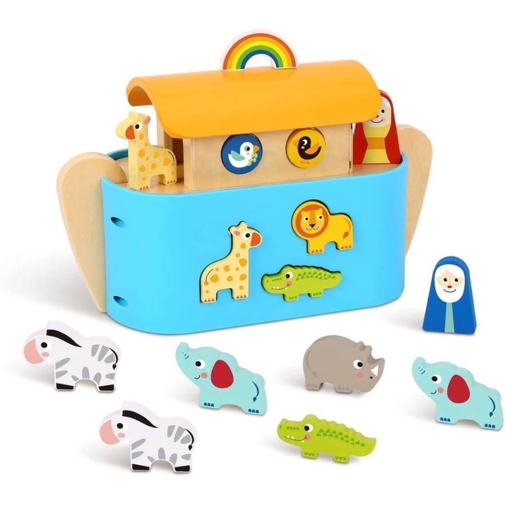 TookyToy - Pretend Play Noah's Ark Toy Set