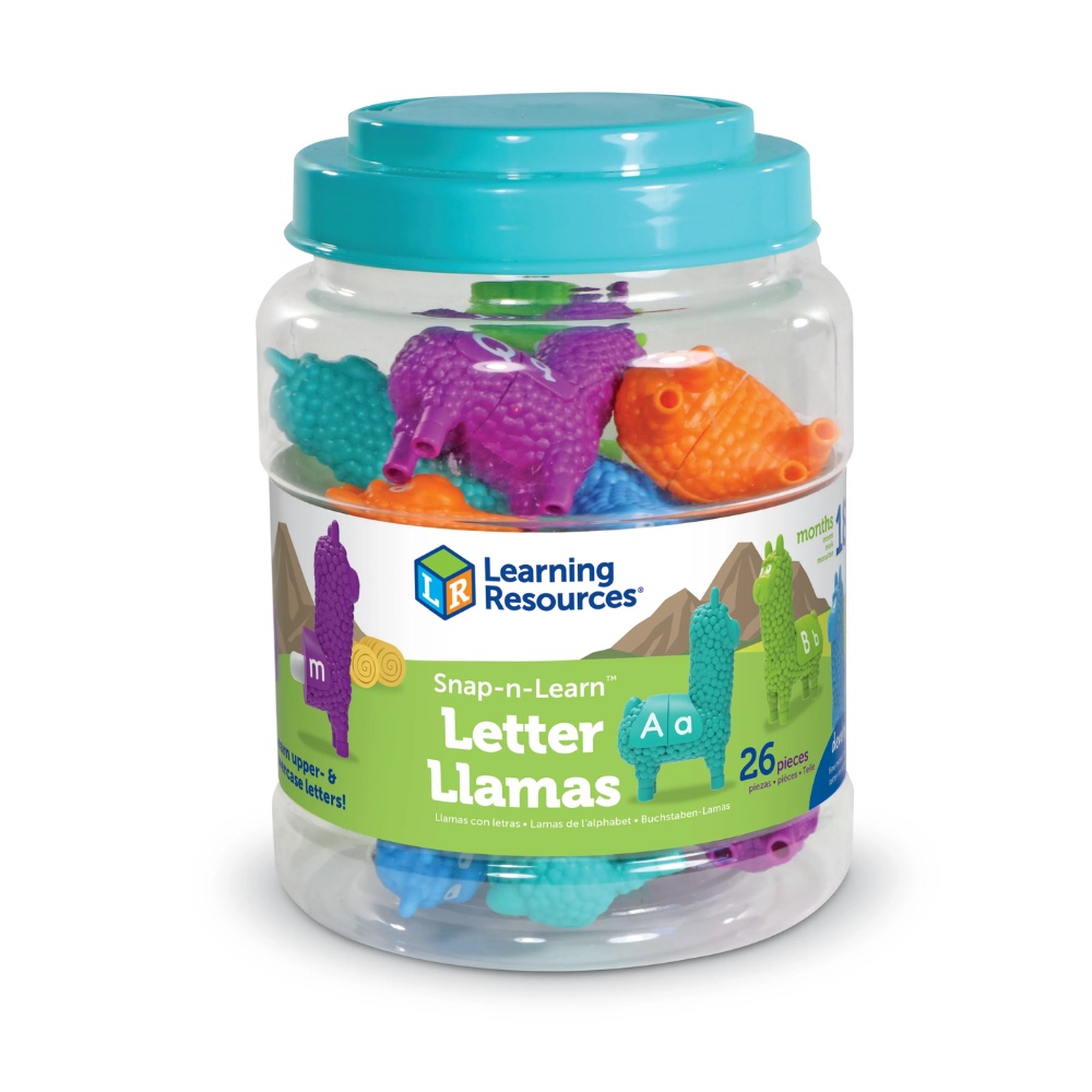 Learning Resources - Snap-n-Learn™ Letter Llamas: ABC Alphabet Fine Motor Toy Toddlers