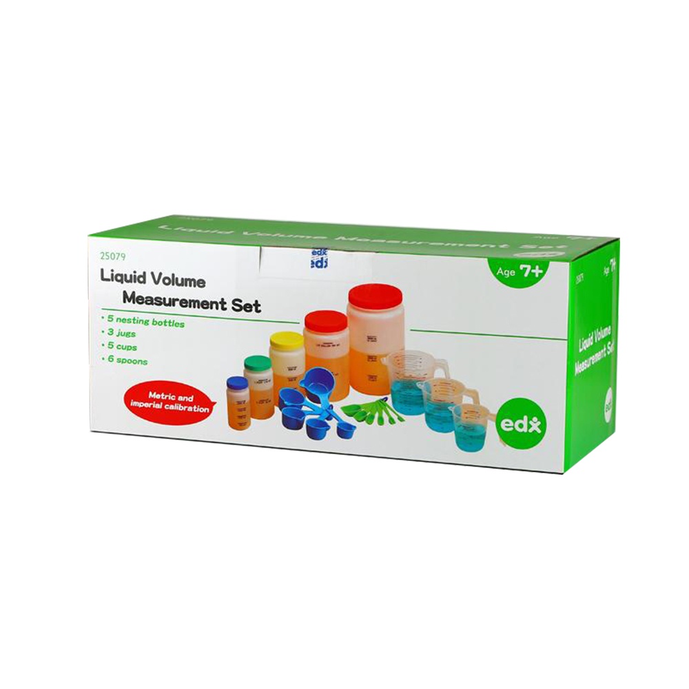 EDX Education - Volume Measuring Set - Liquid - 19pcs