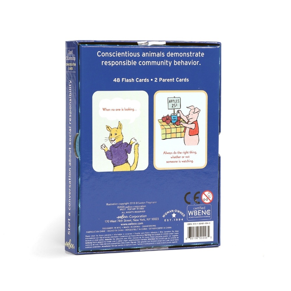 eeBoo - Good Citizenship Flash Cards - Educational Social Skills Learning Cards -**