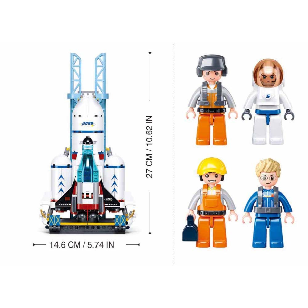 Sluban Building Set: Space - Dream Launch Center - 424pcs