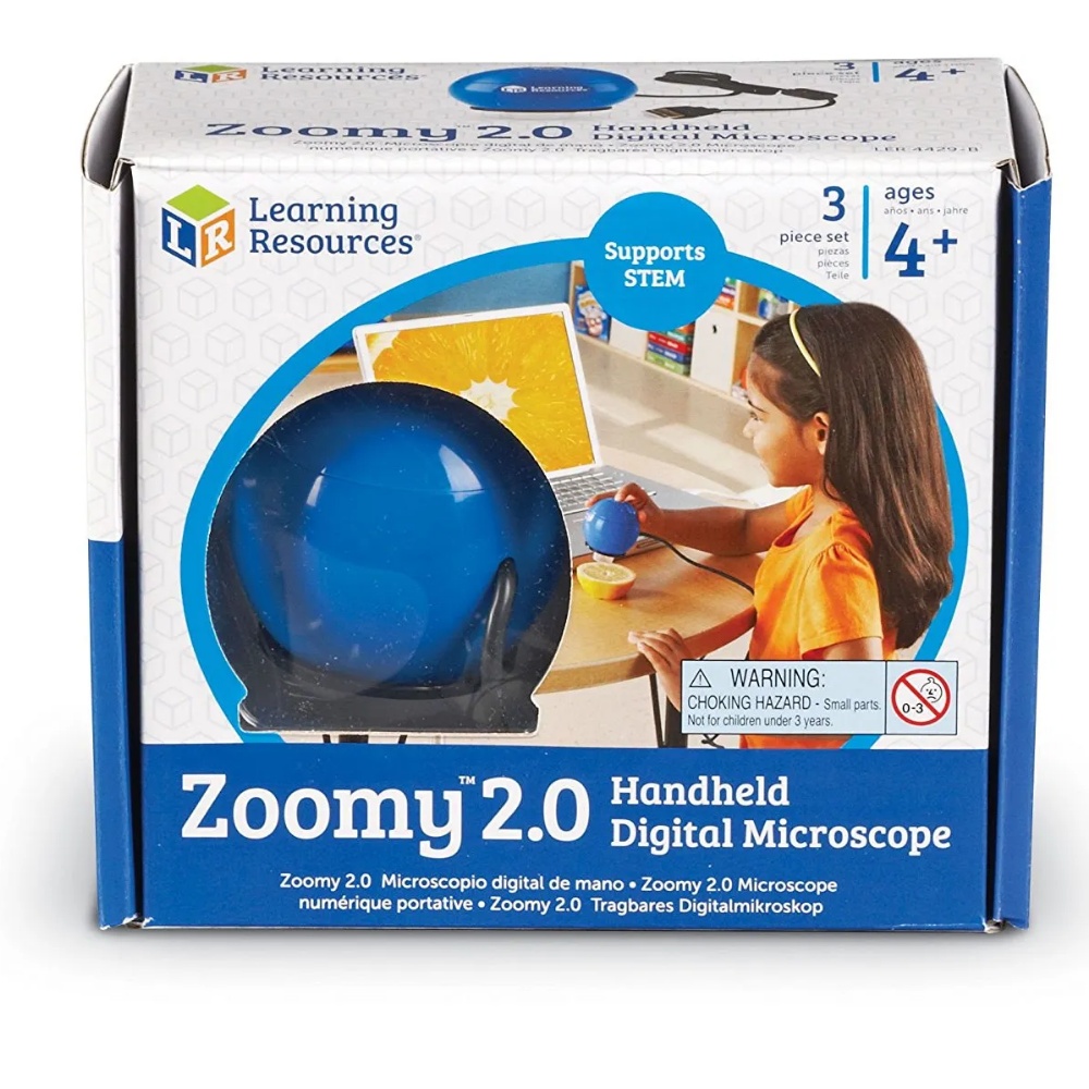Learning Resources - Zoomy™ 2.0 Handheld Digital Microscope - Blue