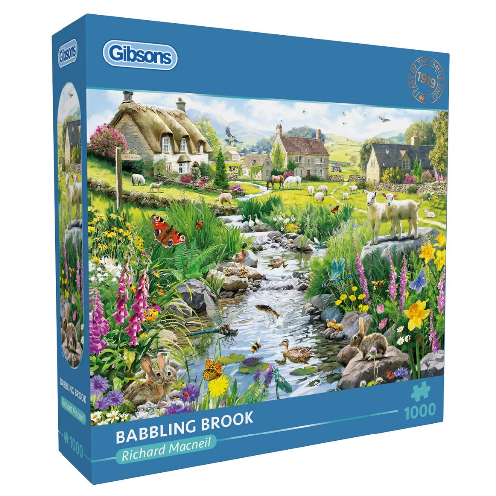 Gibsons - Babbling Brook - 1000 Piece Jigsaw Puzzle