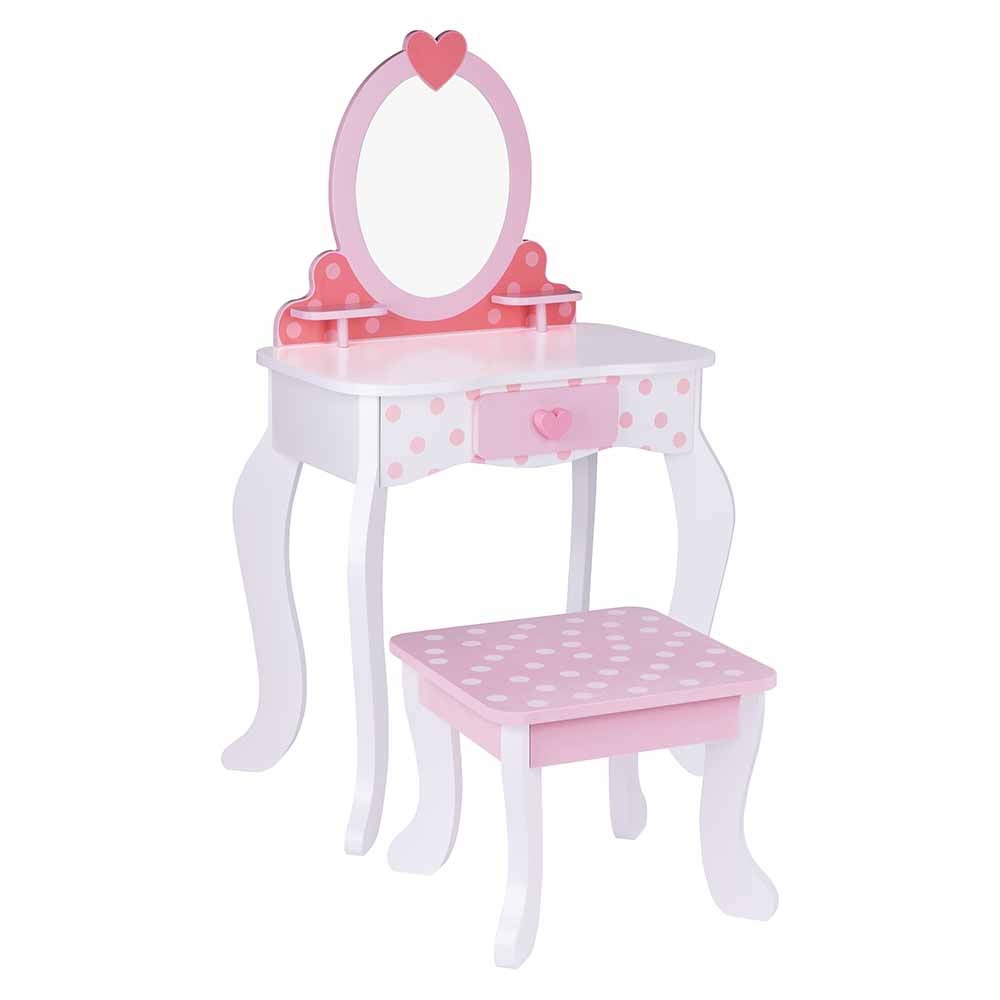 TookyToy - Kids Pretend Play Make-Up & Vanity Table Toy Set