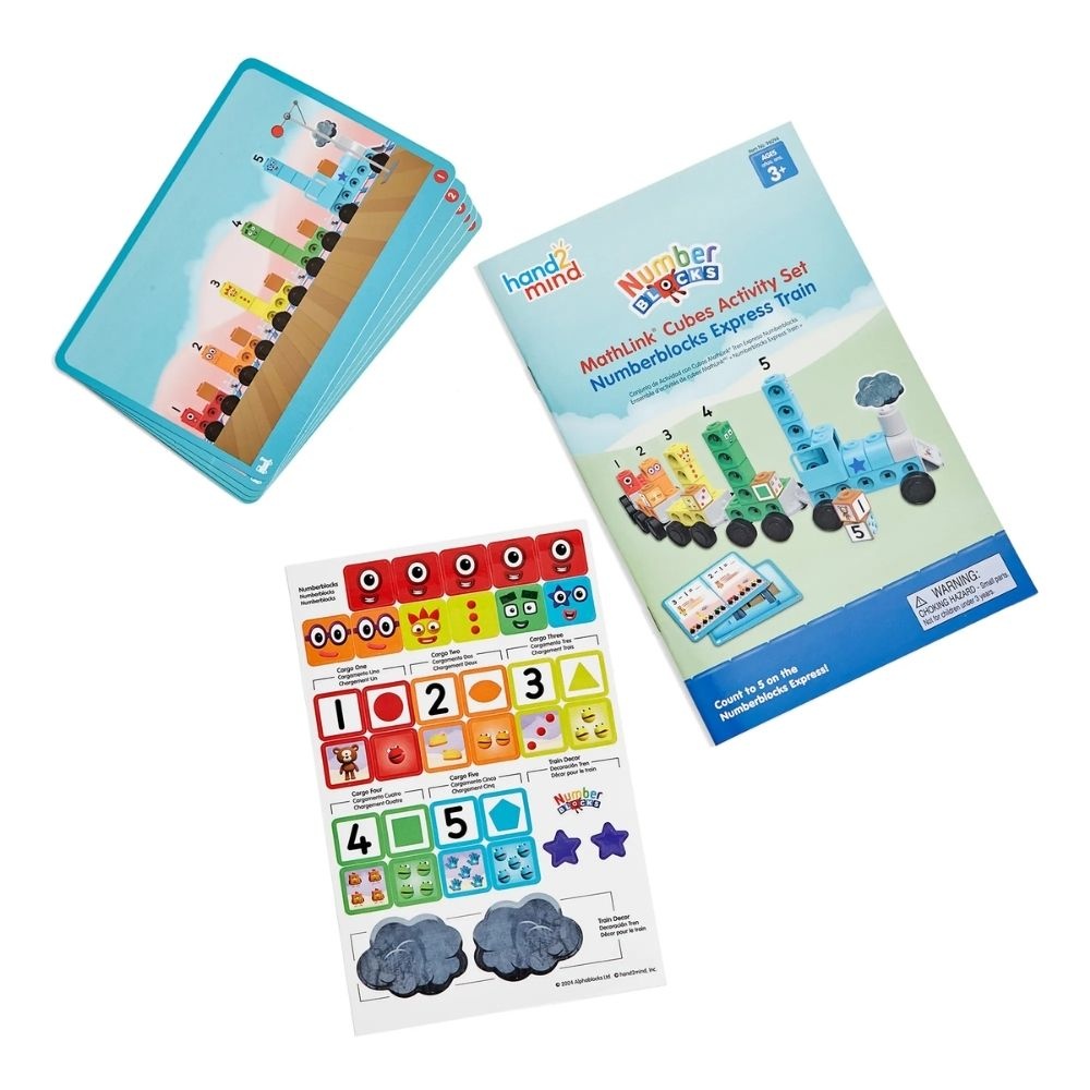Hand2Mind - MathLink® Cubes Activity Set Numberblocks® Express Train