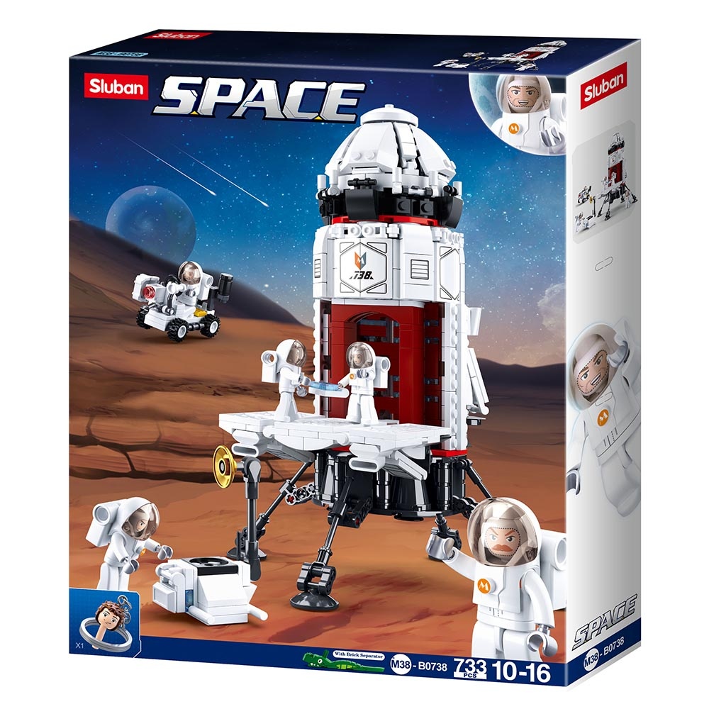 Sluban Building Set: Space - Rocket Base - 733pcs