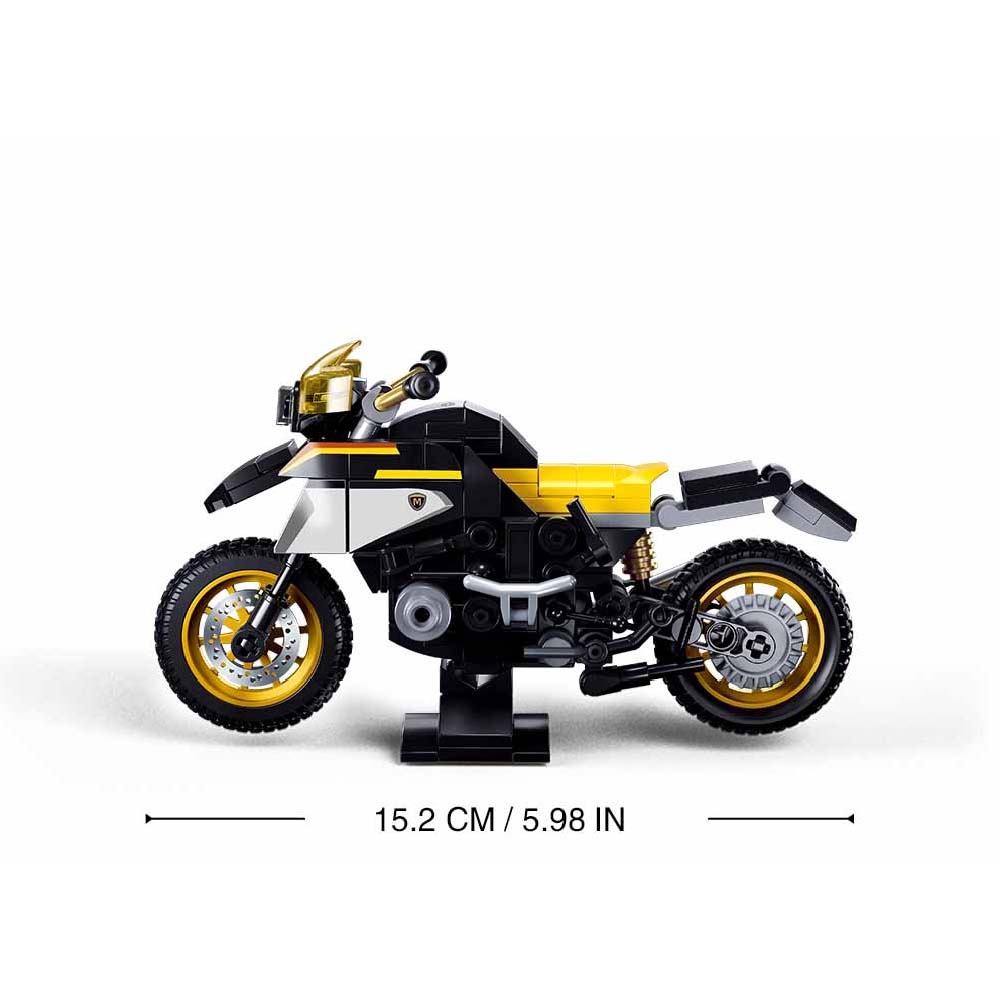 Sluban Building Set: Model Bricks - R1250 MS Motorcycle - 200pcs