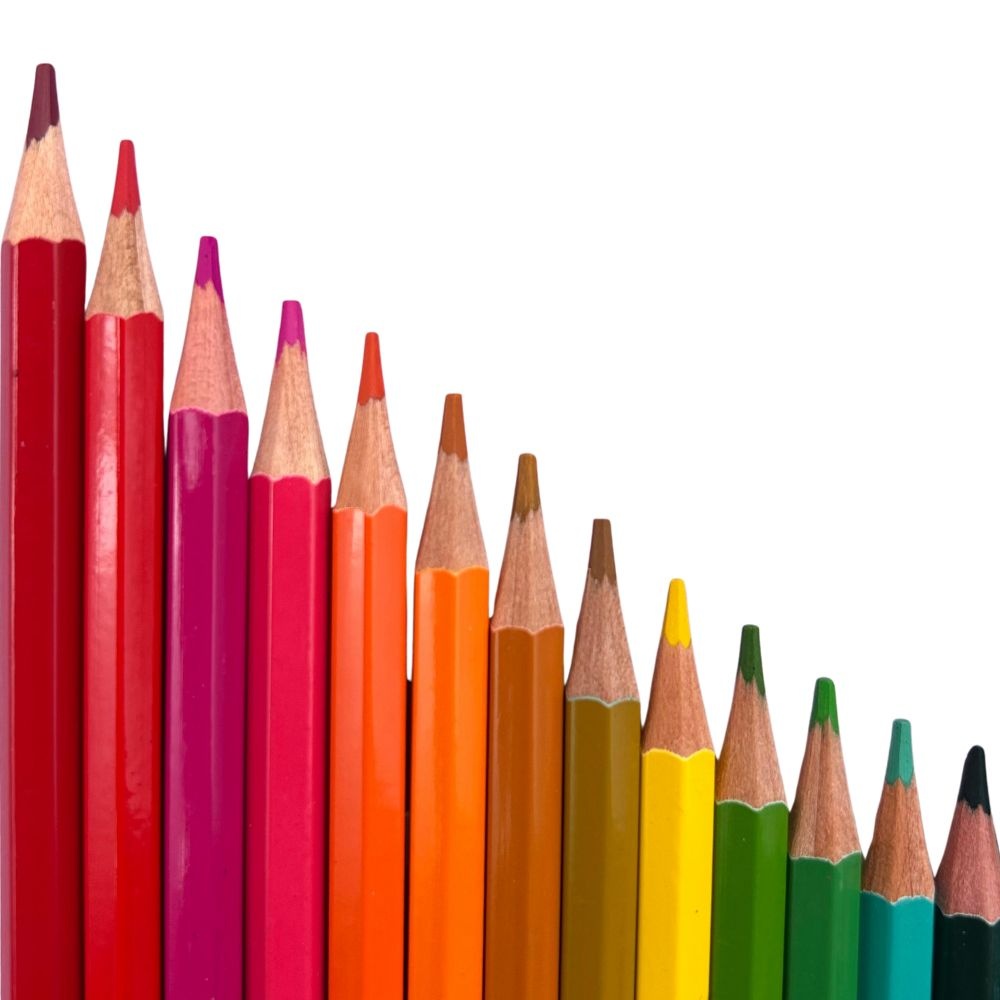 Toy Color - Junior Hexagonal Coloured Pencils - 24 Pack with 3mm Lead