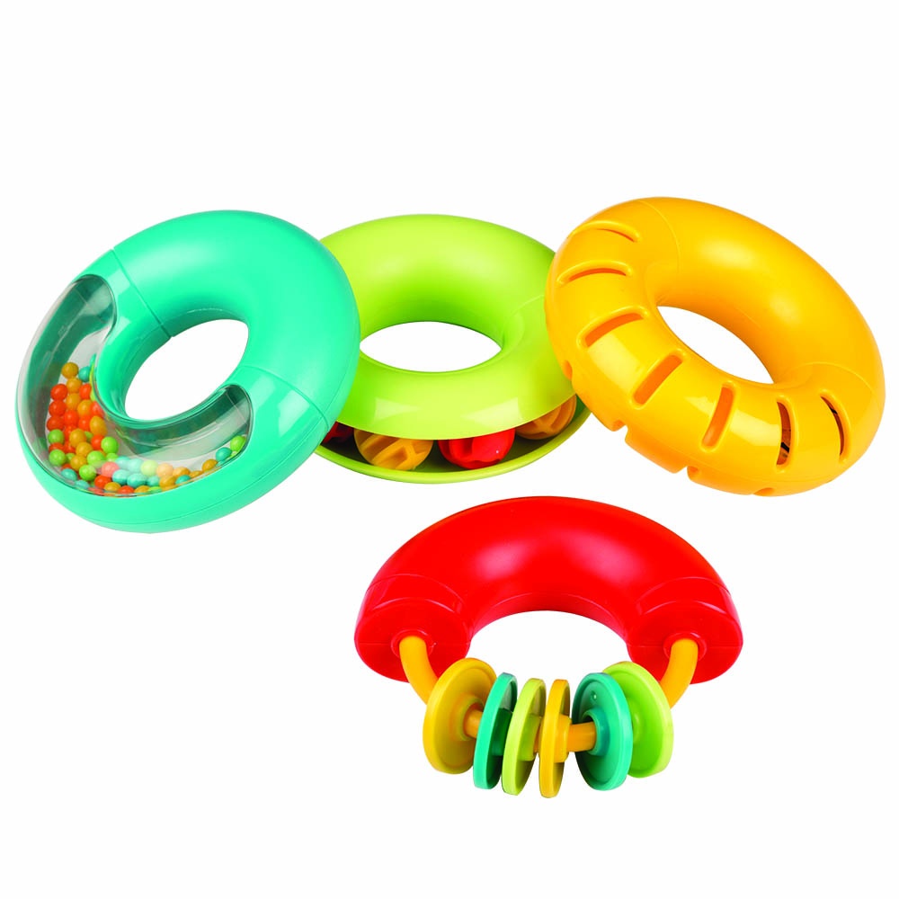 Halilit - Music Instrument for Babies & Toddlers - Muscial Rings Gift Set of 4 -**