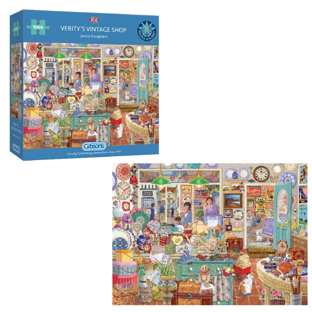 Gibsons - Veritys Vintage Shop - 1000 Piece Jigsaw Puzzle