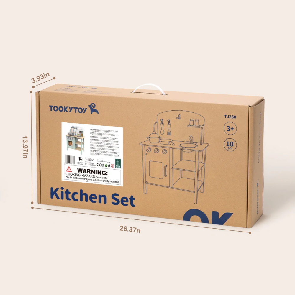 TookyToy - Pretend Play Gourmet Chef's Kitchen Set