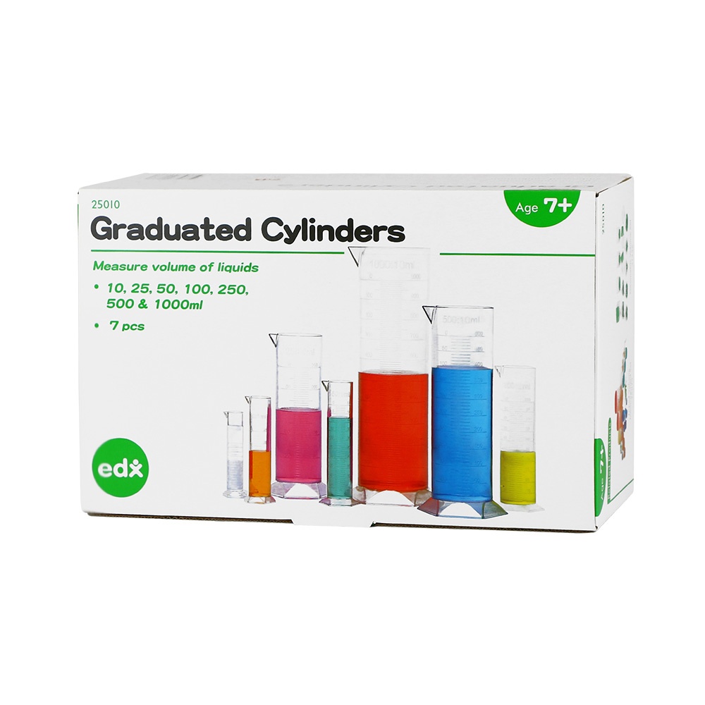 EDX Education - Graduated Cylinder Set - 7pcs
