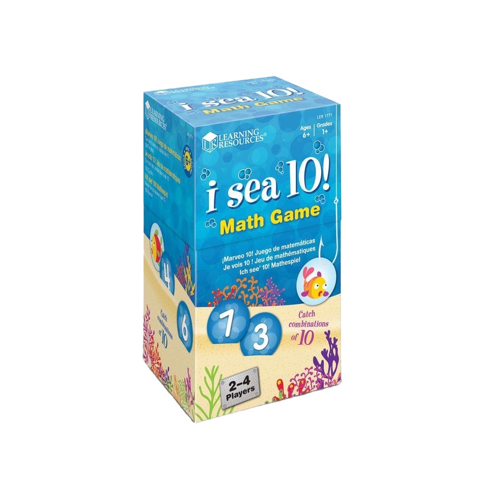 Learning Resources - I Sea 10! Math Game, Homeschool & Classroom Game for Kids 6+