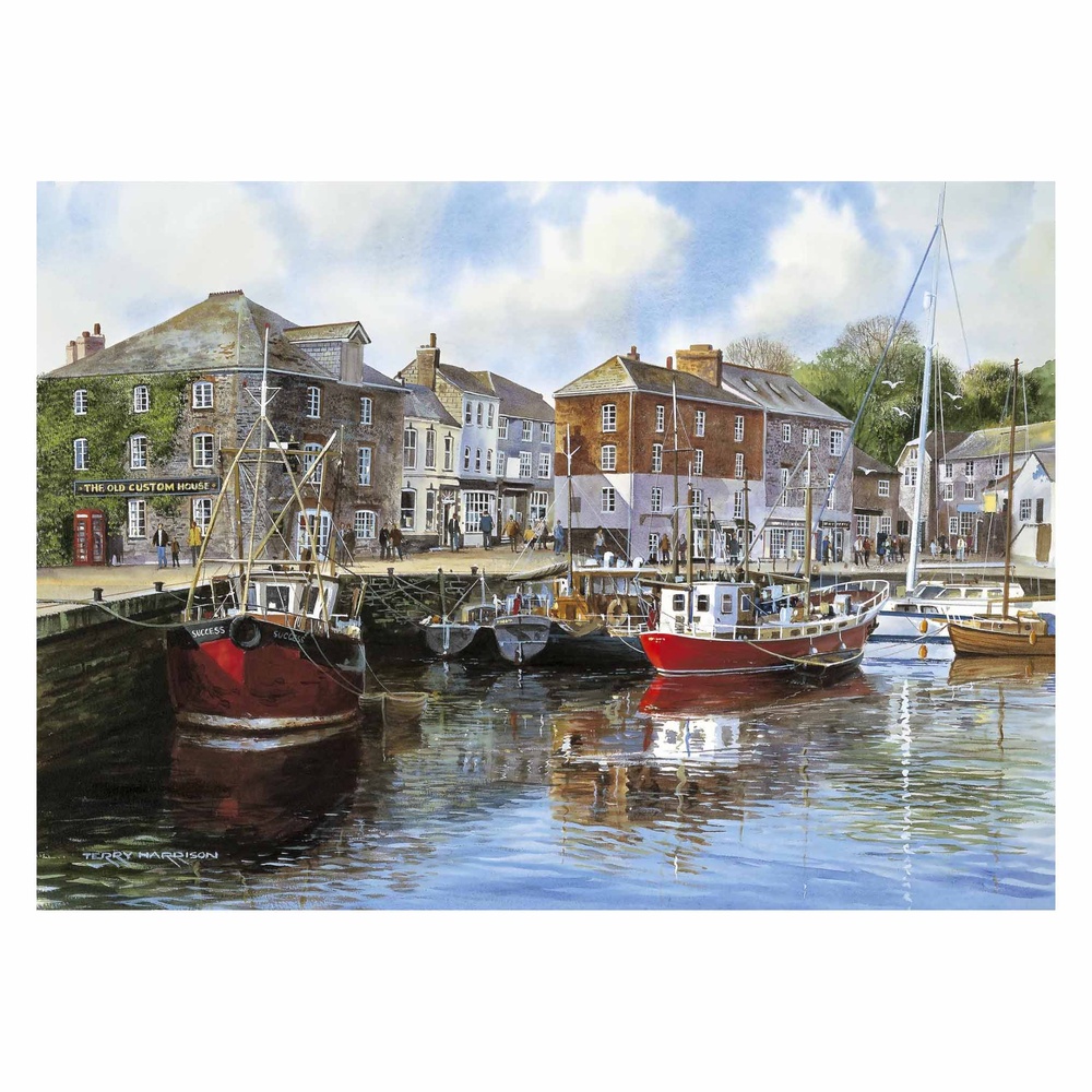Gibsons - Padstow Harbour - 1000 Piece Jigsaw Puzzle
