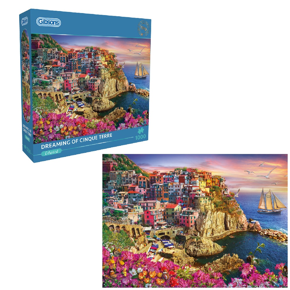 Gibsons - Dreaming of Cinque Terre - 1000 Piece Jigsaw Puzzle