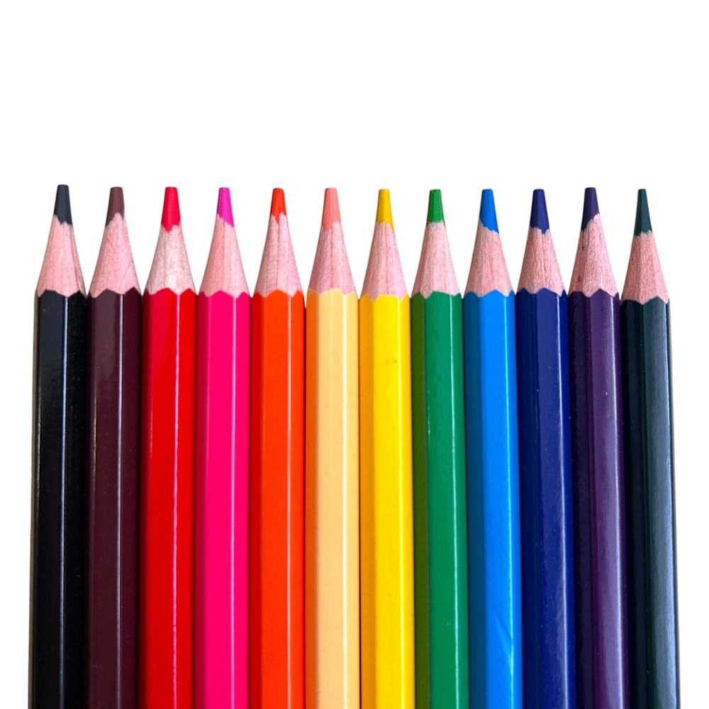 Toy Color - Junior Hexagonal Coloured Pencils - 12 Pack with 3mm Lead
