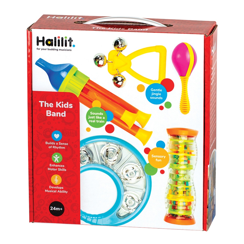 Halilit - Music Instrument for Babies & Toddlers - The Kids Band Set 5 pc -**
