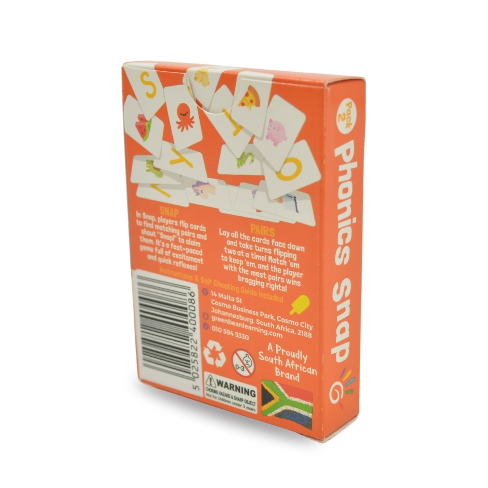 Greenbean - Phonics Snap N - Z Education