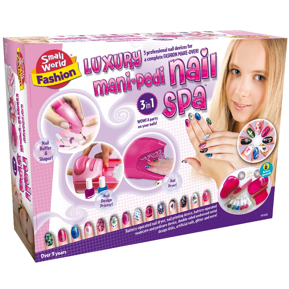 Small World Toys - Luxury Mani-Pedi Nail Spa Set