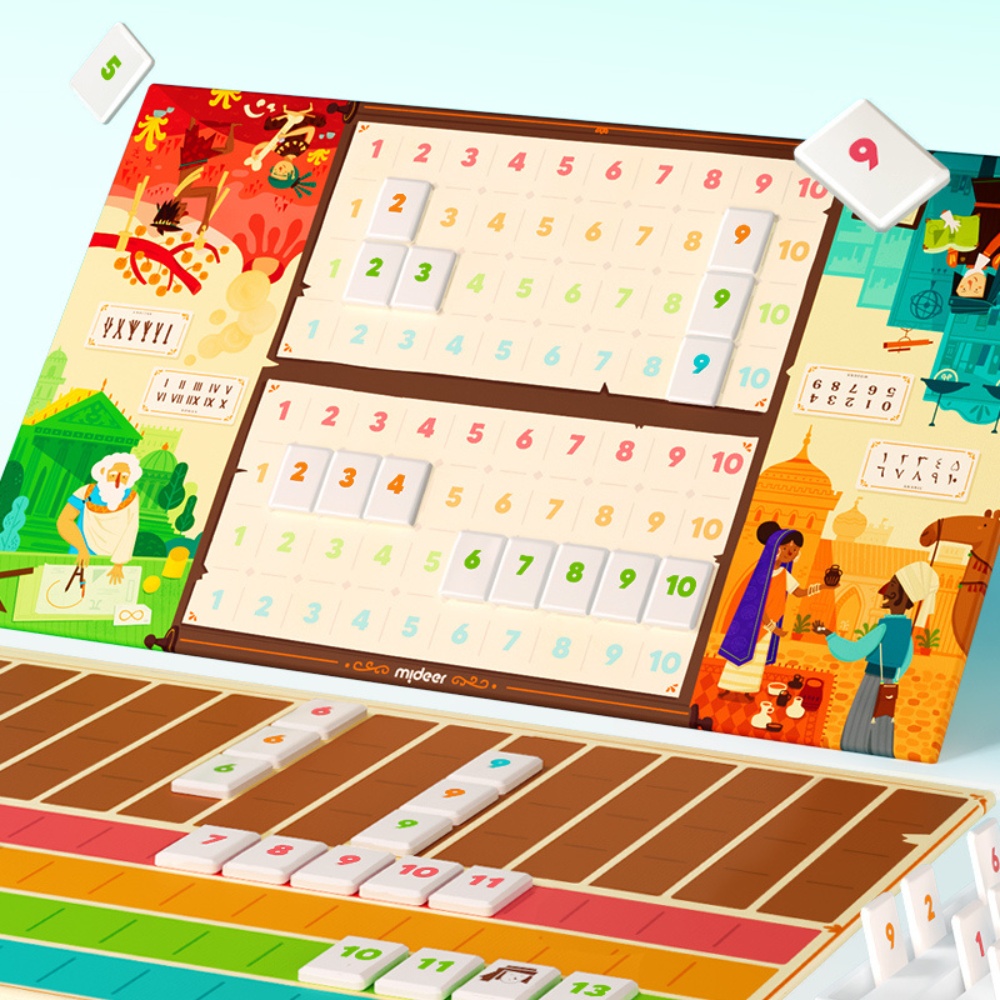 Mideer - The Numbers Educational Board Game - 113pcs