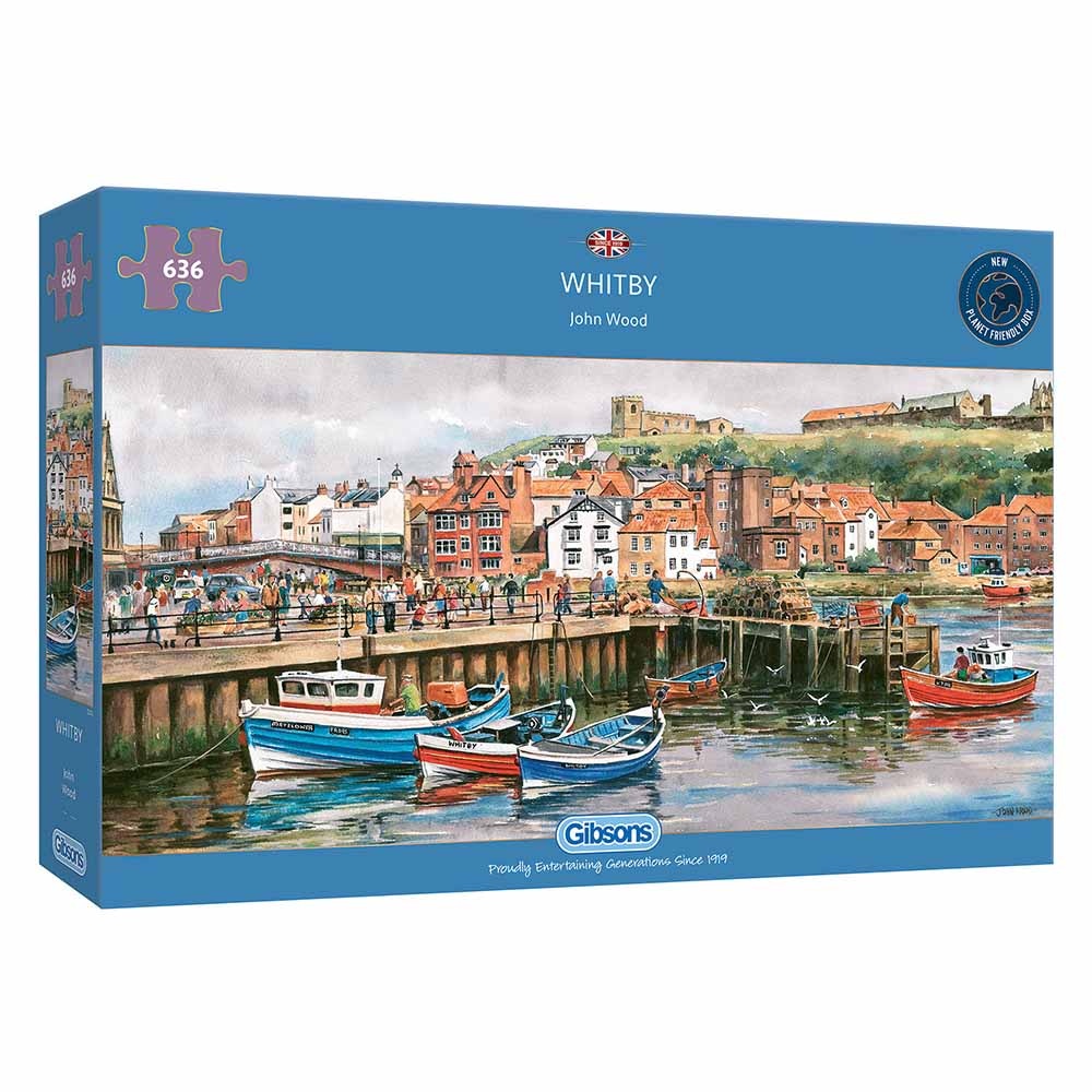 Gibsons - Whitby Harbour - 636 Piece Jigsaw Puzzle