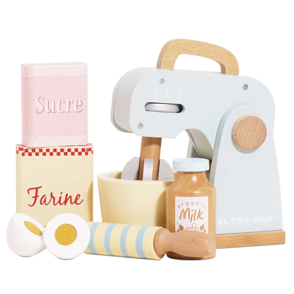 Le Toy Van - Wooden Bakers Mixer Set - 8pcs