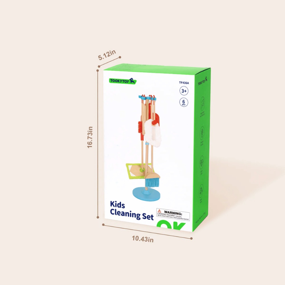 TookyToy - Pretend Play Keeping Tidy Kids Cleaning Tool Playset