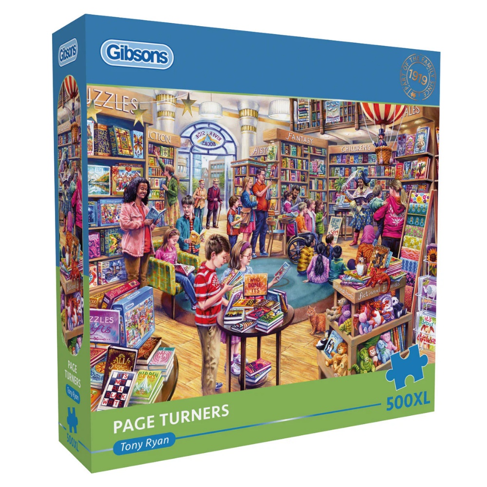 Gibsons - Page Turners - XL Pieces - 500 Piece Jigsaw Puzzle