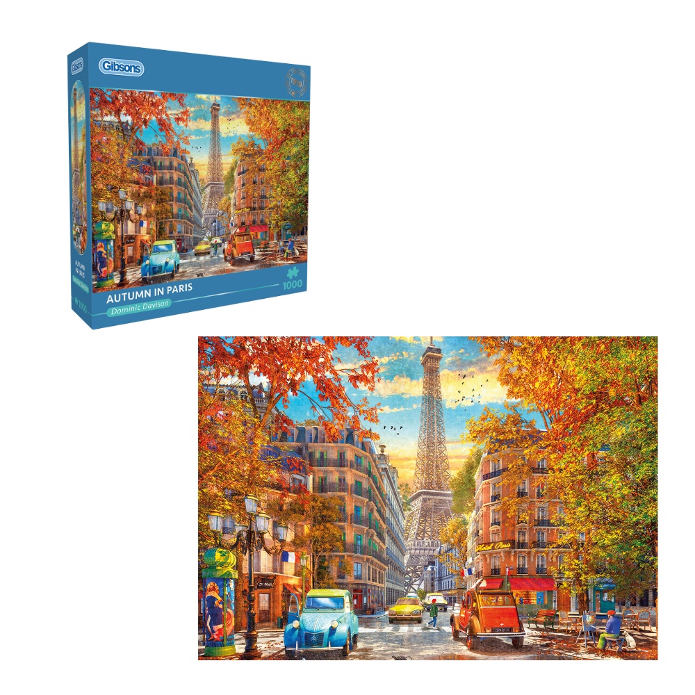 Gibsons - Autumn in Paris - 1000 Piece Jigsaw Puzzle