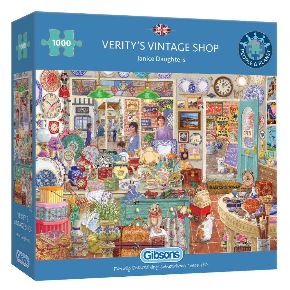 Gibsons - Veritys Vintage Shop - 1000 Piece Jigsaw Puzzle