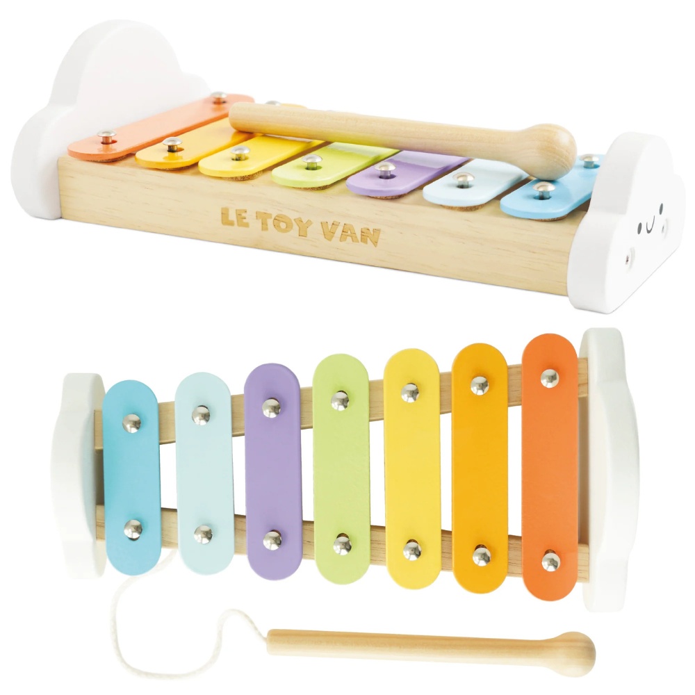 Le Toy Van - Wooden Rainbow Xylophone - 2pcs