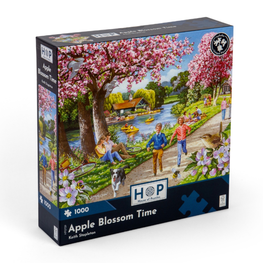 House of Puzzles - Apple Blossom Time - 1000 Piece Jigsaw Puzzle