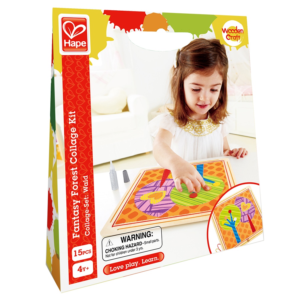 Hape - Arts & Crafts Collage Kit - Fantasy Forest -**