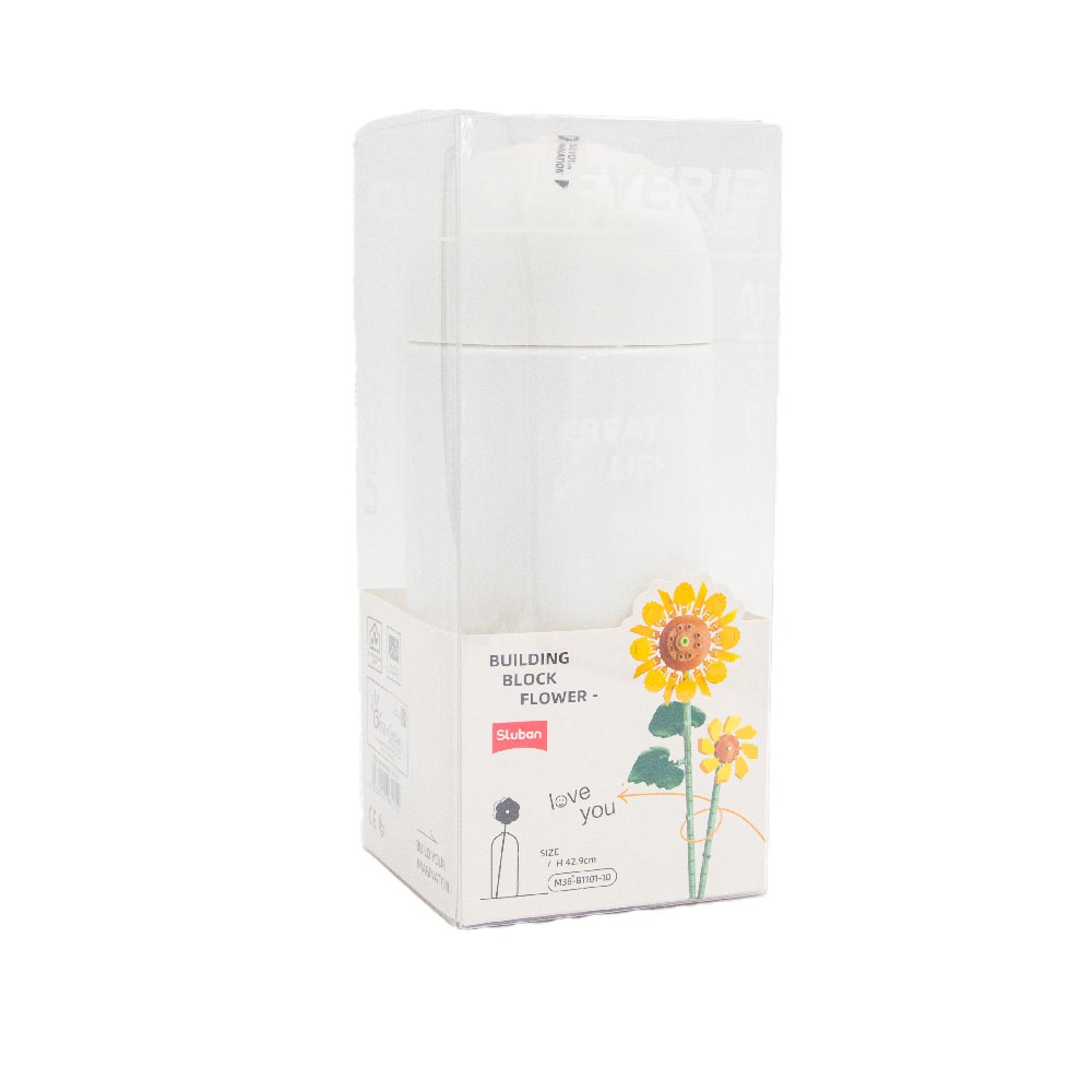 Sluban Building Set: Pleyerid - Flowers - Sunflower - 251pcs