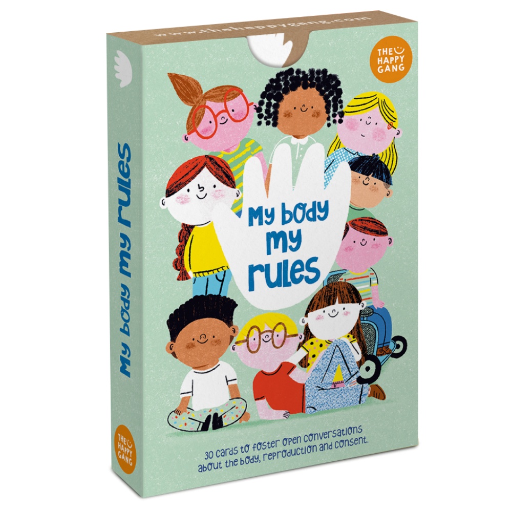 The Happy Gang - My Body My Rules - Life Skills Flashcards for Parents & Kids