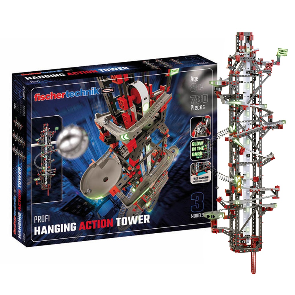 fischertechnik Home Education - Hanging Action Tower - Marble run