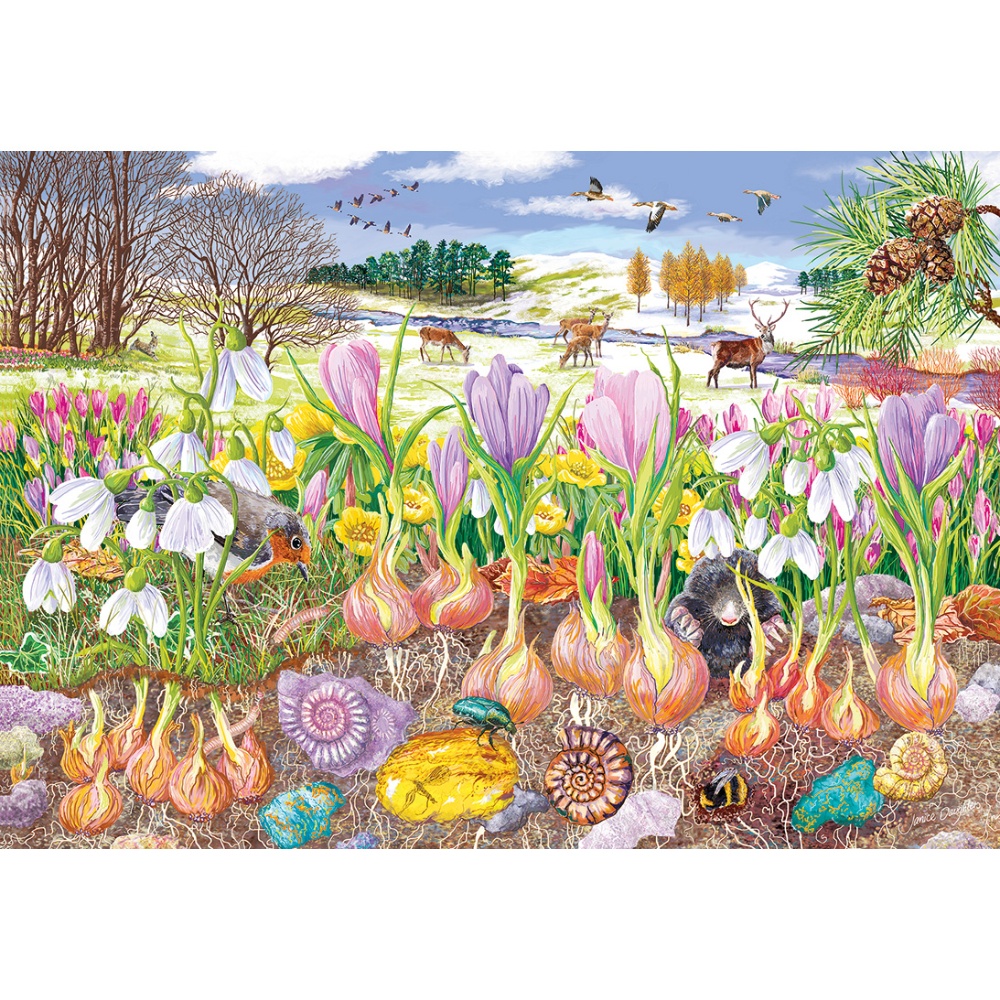 Gibsons - Roots & Shoots - 4 x 500 Piece Jigsaw Puzzles
