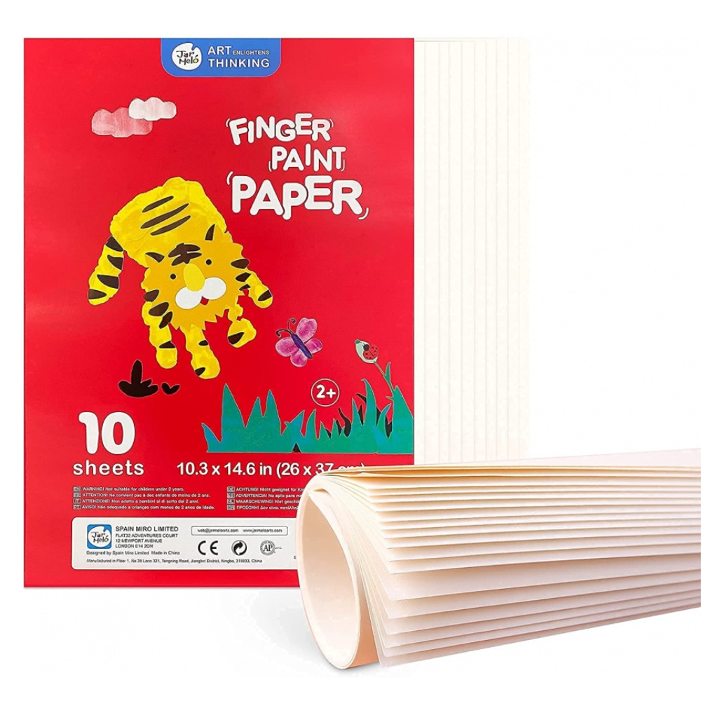 Jar Meló - Finger Paint Art Paper - 10 Sheets - 26x37 cm