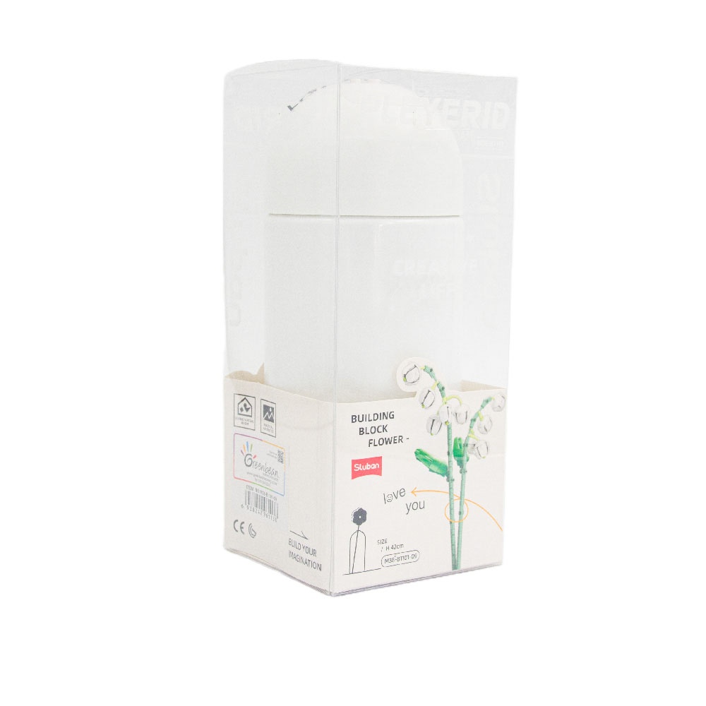 Sluban Building Set: Pleyerid - Flowers - Lillies of The Valley - 253pc