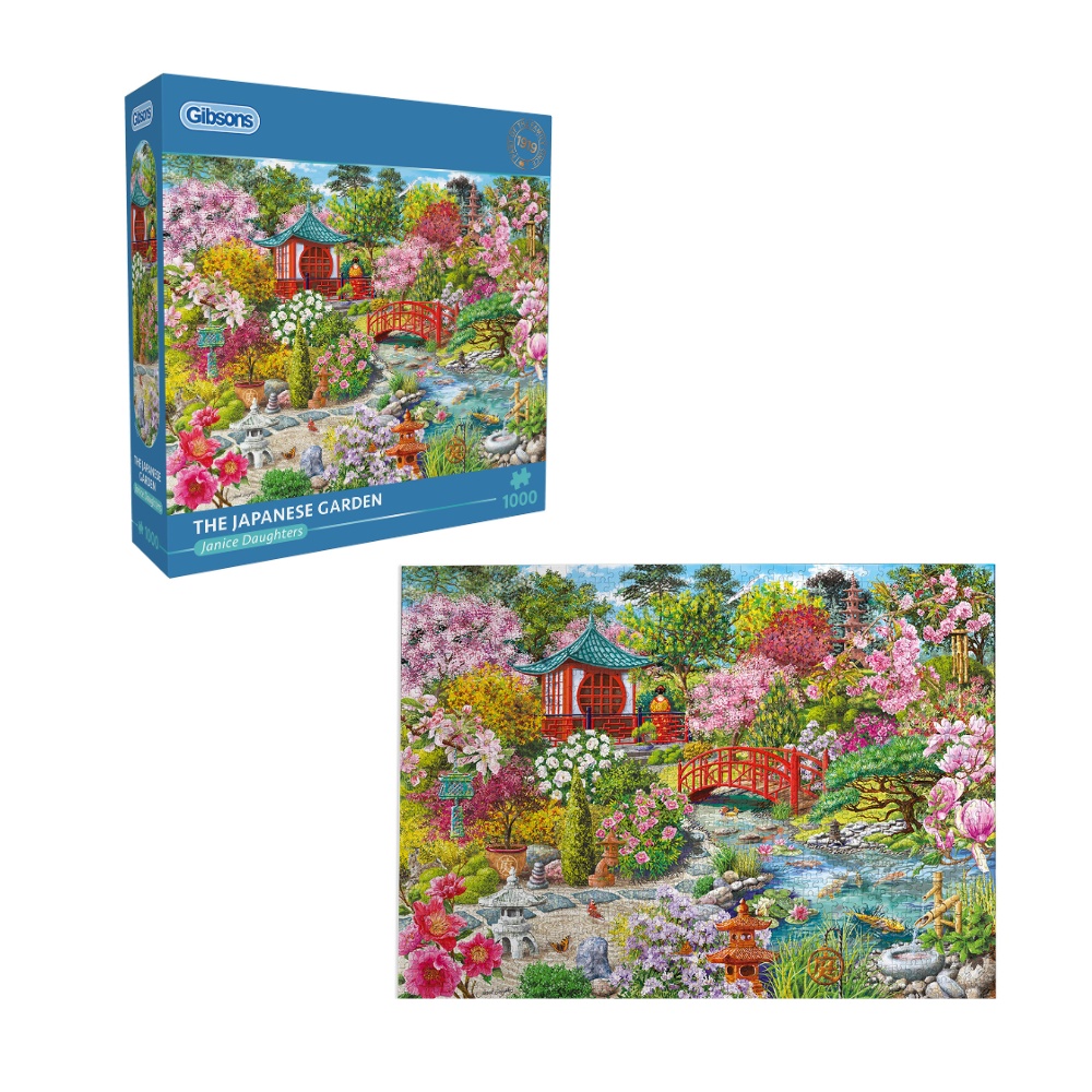 Gibsons - The Japanese Garden - 1000 Piece Jigsaw Puzzle