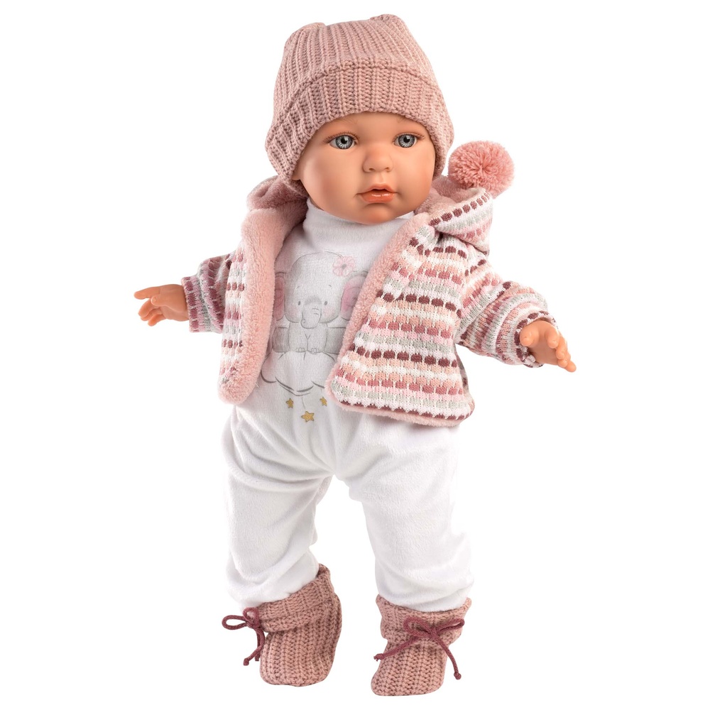 Llorens - Baby Girl Doll with Crying Mechanism & Clothing: Julia - 42cm