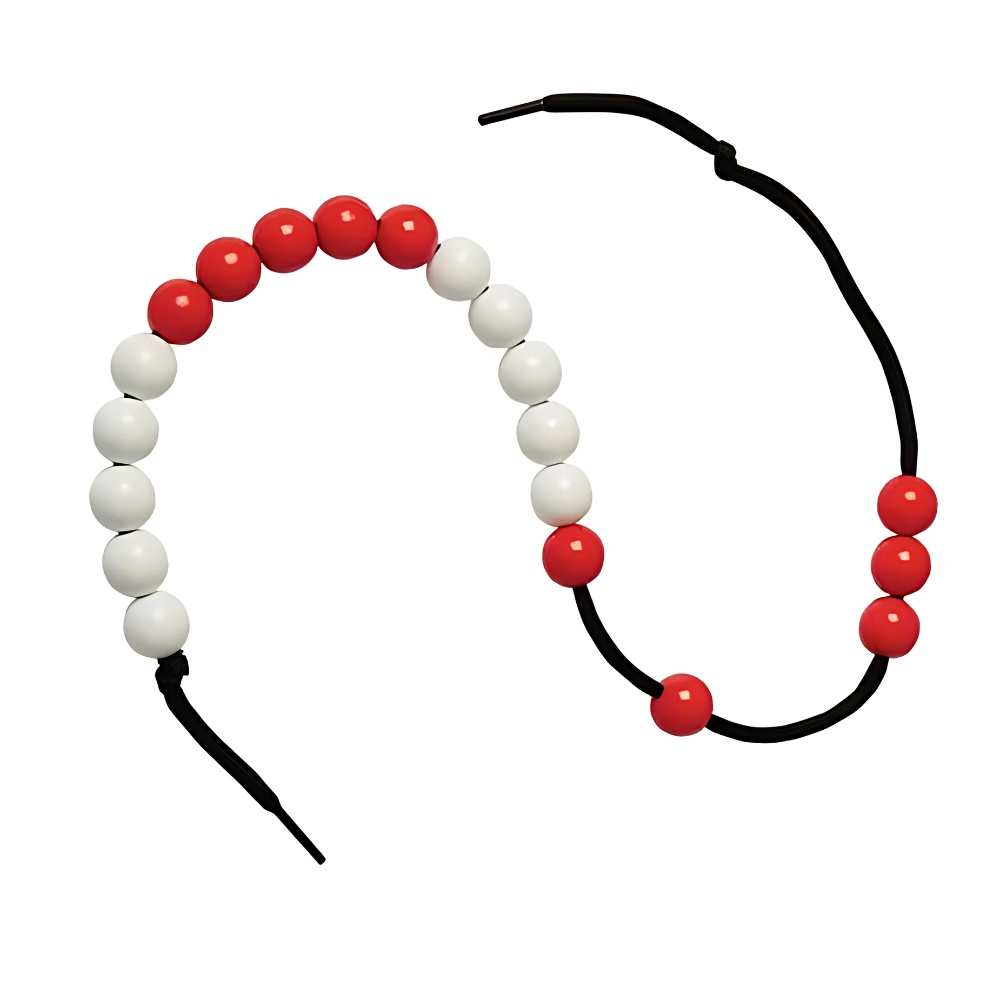 EDX Education - Demo String Bead Abacus - 20 Beads - 18mm