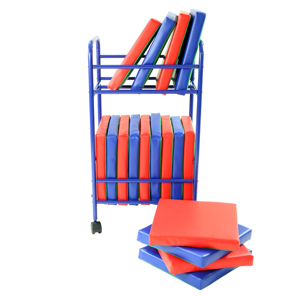 Greenbean - Metal Storage Trolley for Floor Mats - 46 x 36 x 82 cm